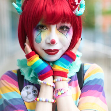 rainbow girl